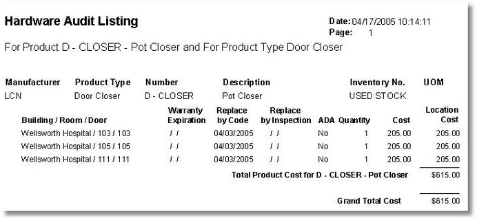 HardAuditListing
