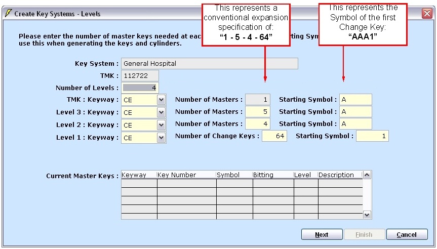 Schlage Master Key Chart Generator